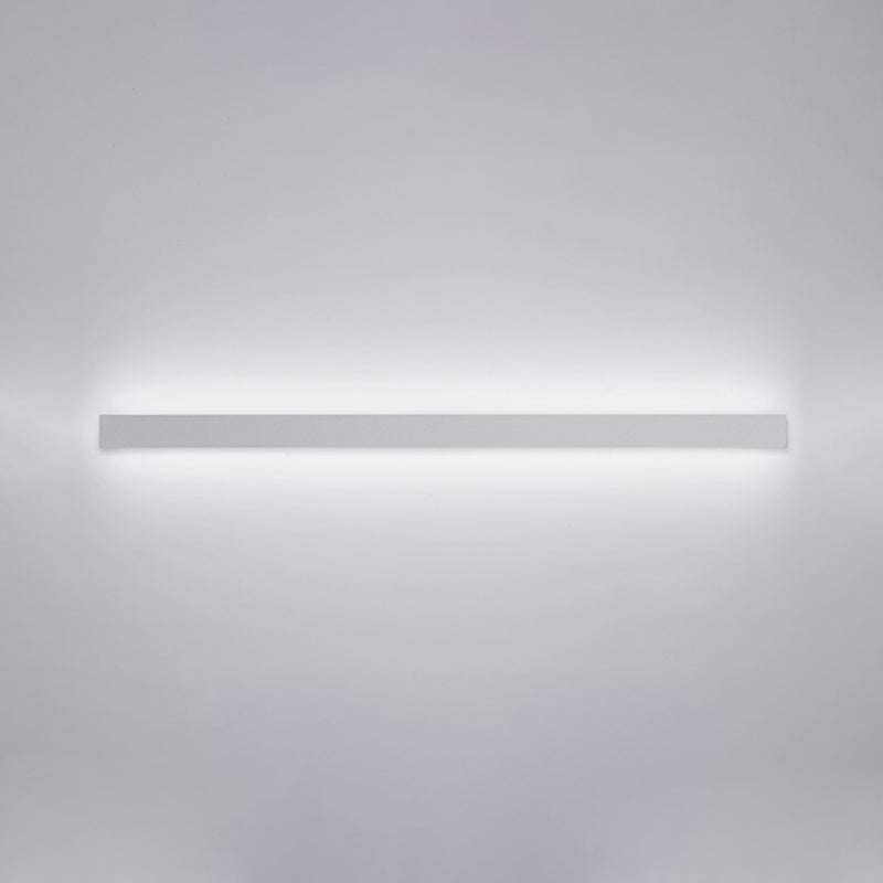 Modern Simple Simple Stile Linear Wall Sconce Metal 1 Sconces Light in White Finish
