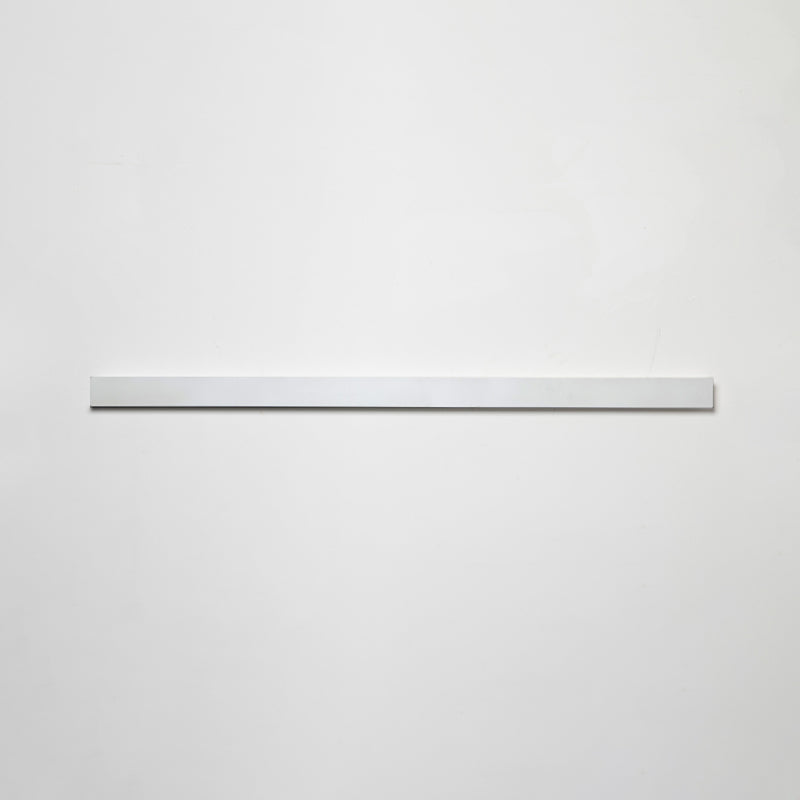 Modern Simple Style Linear Shade Wall Sconce Metal 1 Light Sconces in White Finish