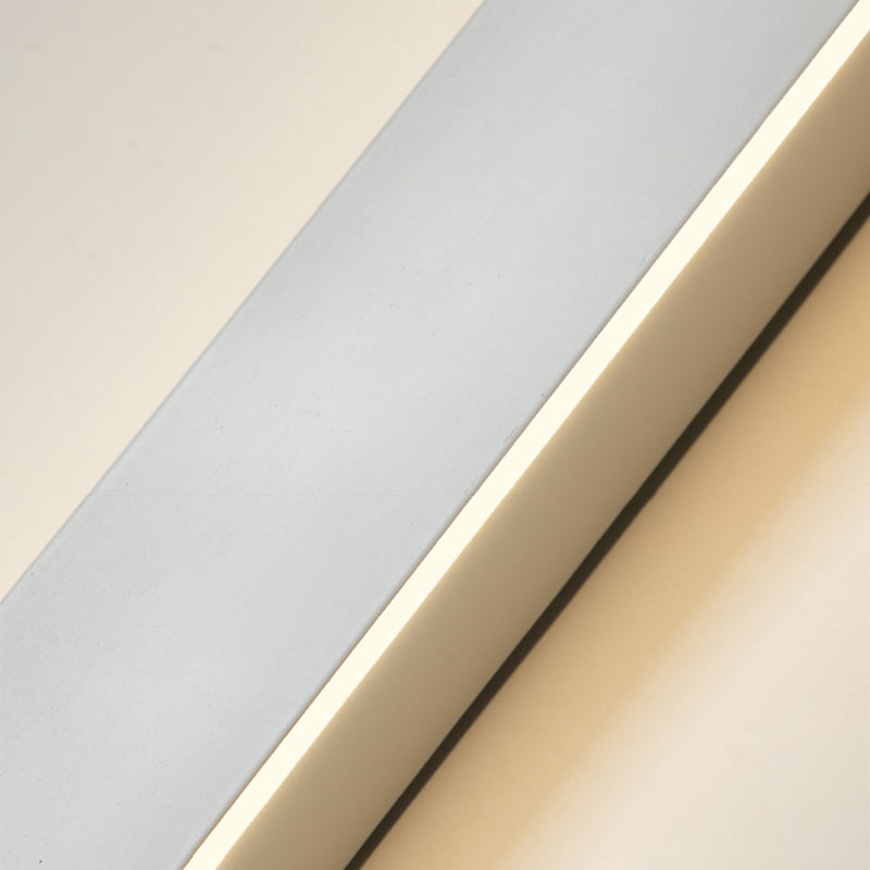 Modern Simple Simple Stile Linear Wall Sconce Metal 1 Sconces Light in White Finish