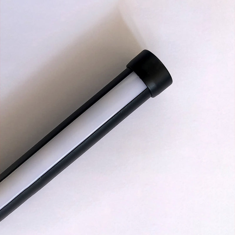 Prononi di parete lineari fluttuano lampada da parete moderna metallo 6 lampada con applique luminosa