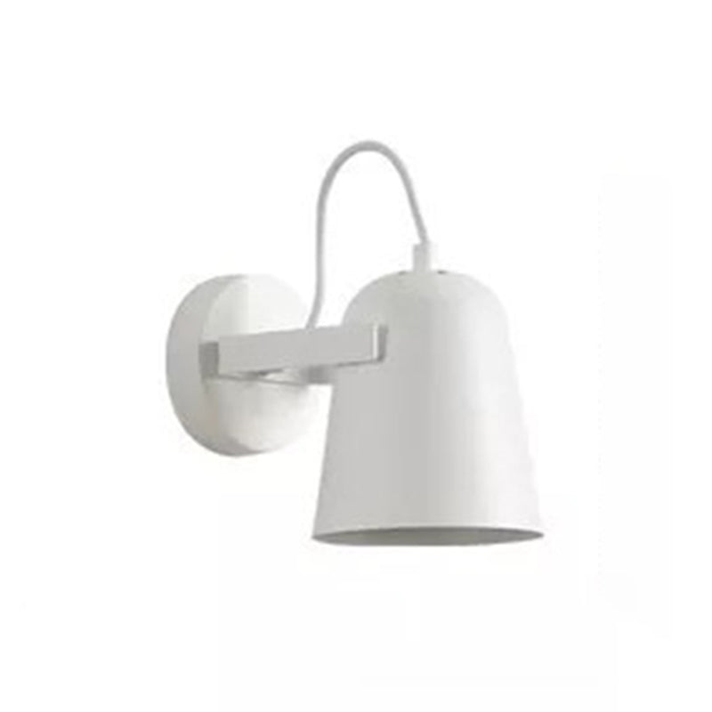 Illuminazione con applione da parete a campana contemporanea metallo 1 lampada montata a parete per la testa