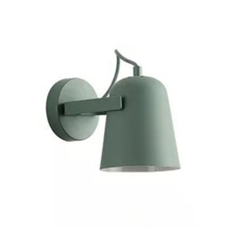 Illuminazione con applione da parete a campana contemporanea metallo 1 lampada montata a parete per la testa