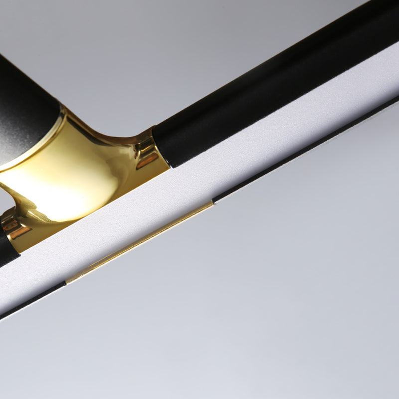 Linear Aluminium Vanity Wall Light Fixtures Modern Style 1-Light Wall Light Sconce