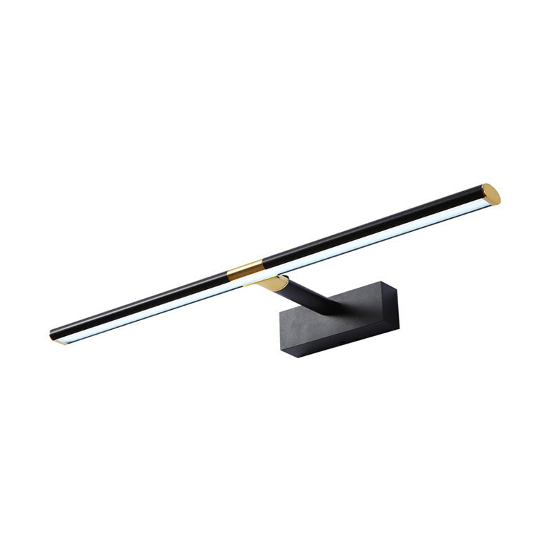 Linear Aluminium Vanity Wall Light Fixtures Modern Style 1-Light Wall Light Sconce