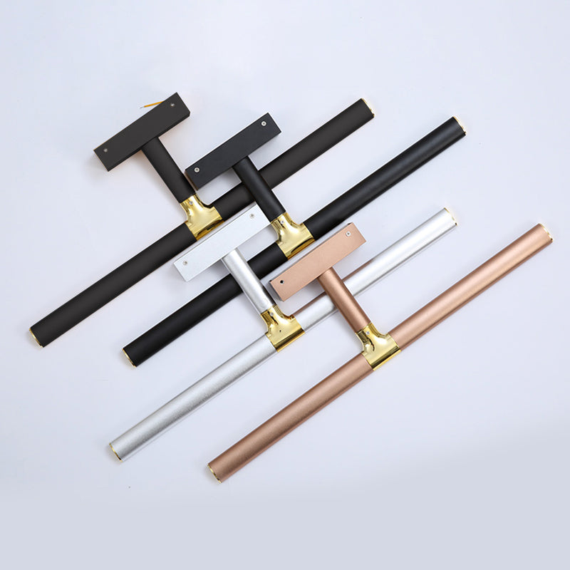 Linear Aluminium Vanity Wall Light Fixtures Modern Style 1-Light Wall Light Sconce