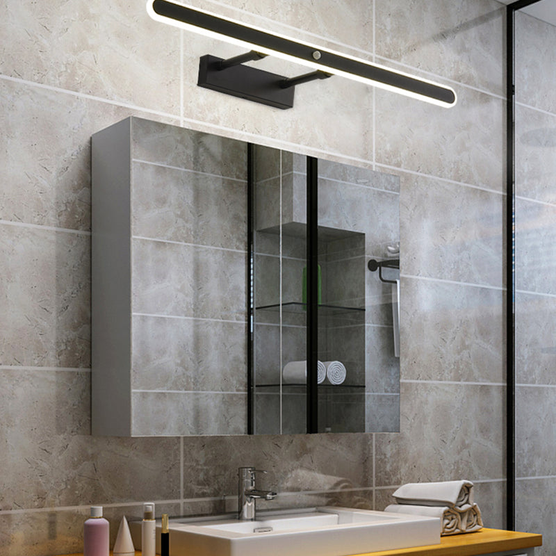 Minimalism Contemporary Style Inductive LED Vanity Wall Lighting Light for Bathroom
