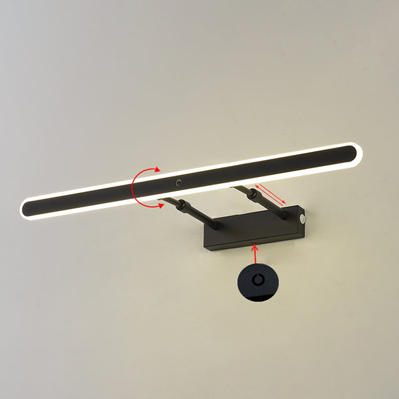 Minimalism Contemporary Style Inductive LED Vanity Wall Lighting Light for Bathroom