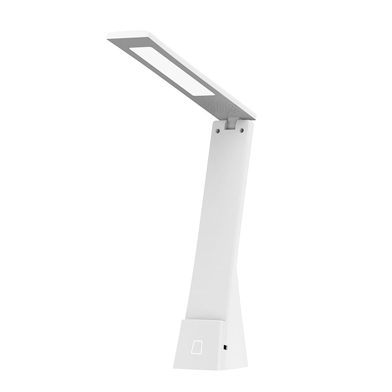 USB Table Lamp with Touch Control, Task Plastic Folding Table Light for Bedroom