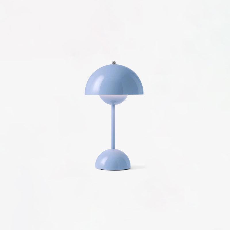 Macaroon Dome Shade Tischlampe, einfaches Metalltischlicht mit Ein/Aus -Schalter