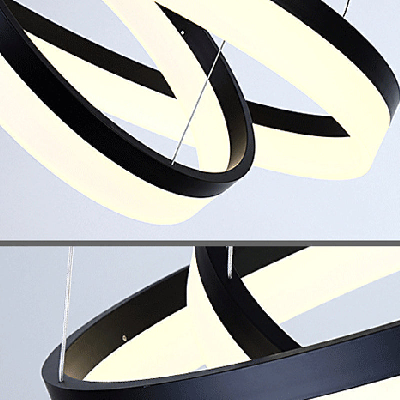 Stile moderno a pendente a pendente a pendente mutile Metal Mutil Luci sospese Apparecchio di illuminazione sospeso