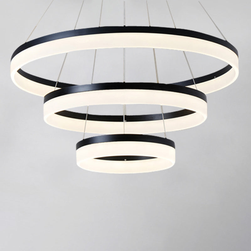 Stile moderno a pendente a pendente a pendente mutile Metal Mutil Luci sospese Apparecchio di illuminazione sospeso