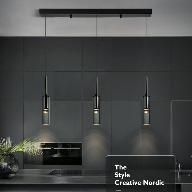 Cylindrical Pendant Lighting Fixtures Contemporary Kitchen Pendant Lights
