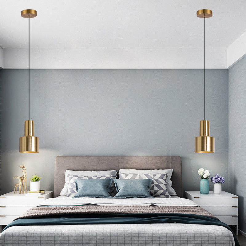 Moderne luxuriöse Einzelheiz -Lichtelektroplate -Metallhängelampe für Innenräume