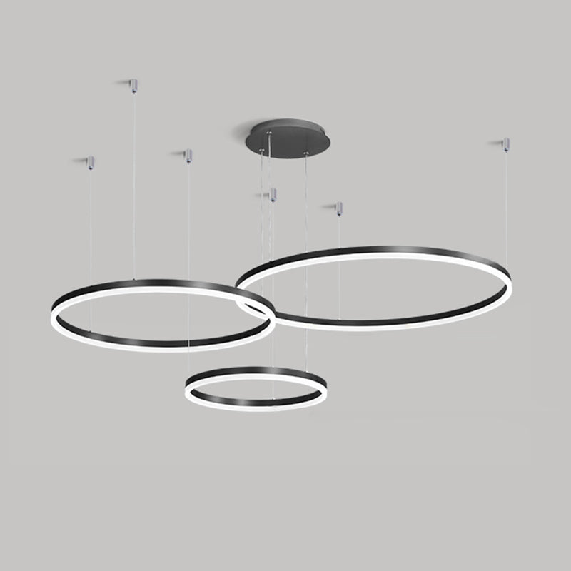 Zeitgenössische mehrschichtige verstellbare Anhängerbeleuchtung für den Lebensraum im Wohnzimmer