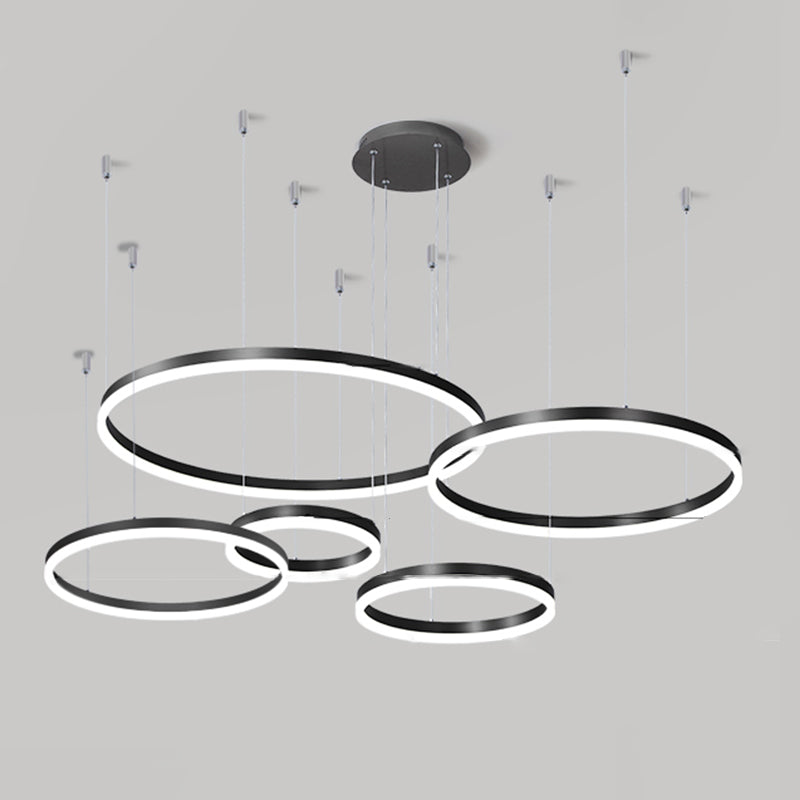 Zeitgenössische mehrschichtige verstellbare Anhängerbeleuchtung für den Lebensraum im Wohnzimmer