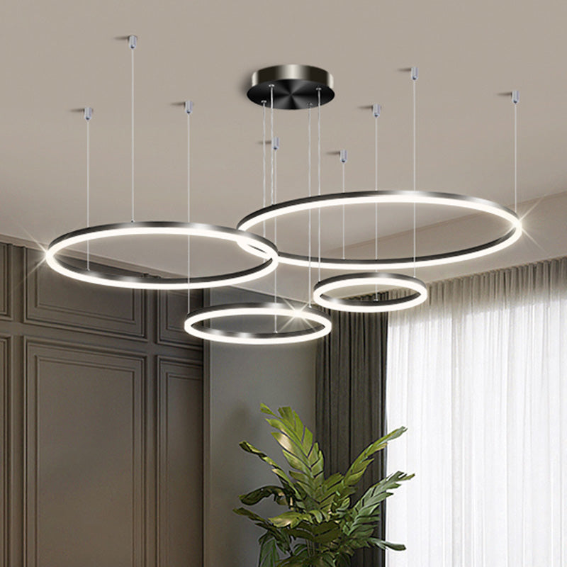 Zeitgenössische mehrschichtige verstellbare Anhängerbeleuchtung für den Lebensraum im Wohnzimmer