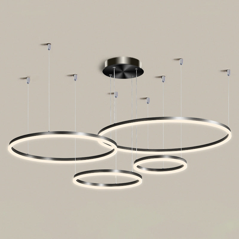 Zeitgenössische mehrschichtige verstellbare Anhängerbeleuchtung für den Lebensraum im Wohnzimmer