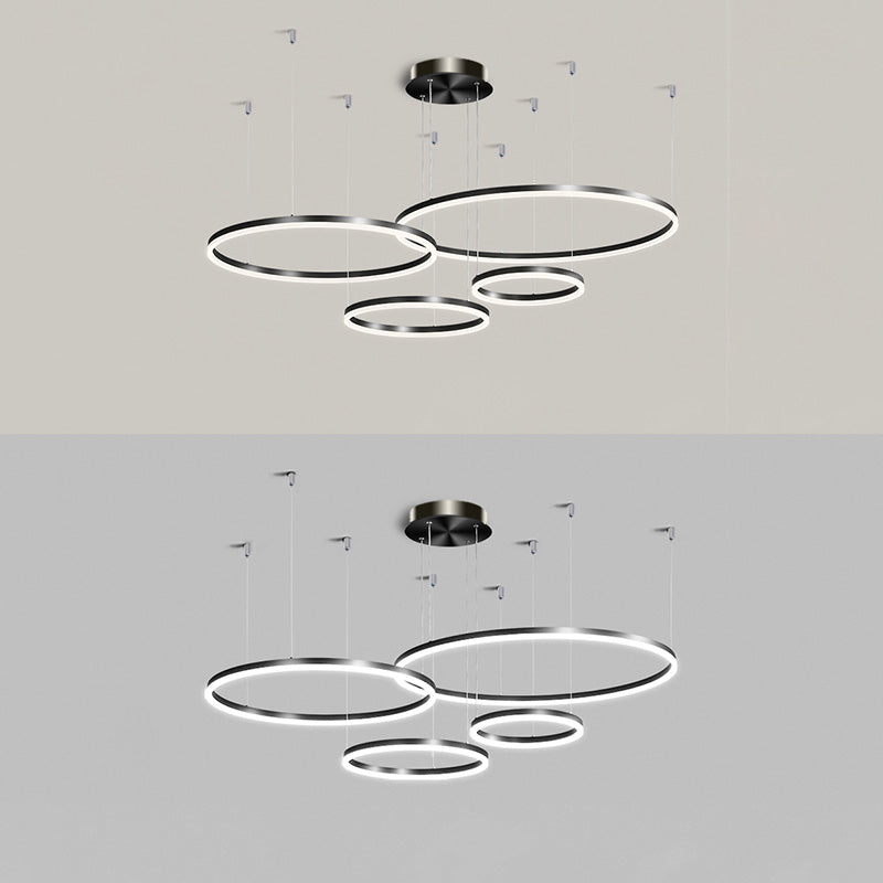 Zeitgenössische mehrschichtige verstellbare Anhängerbeleuchtung für den Lebensraum im Wohnzimmer