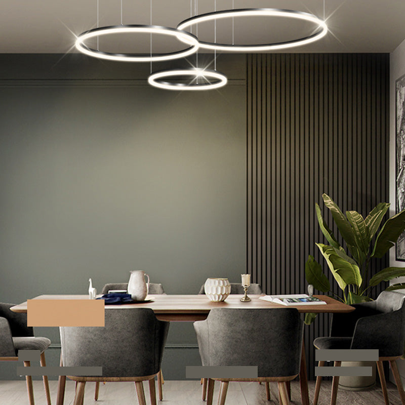 Contemporary Multi-layer Adjustable Pendant Lighting for Living Room Drawing Room