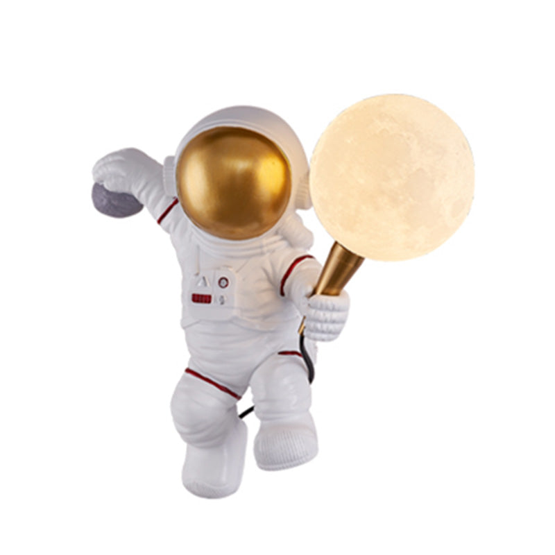 Contemporary Simplicity Wall Sconce Lights Astronaut Shape Light for Bedroom