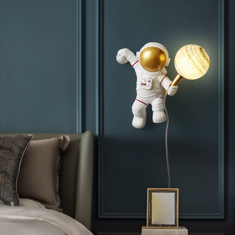 Minimalismo moderno Disparo de pared doméstica con sombra blanca para la habitación de los niños del dormitorio