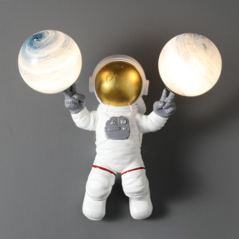 Minimalismo moderno Disparo de pared doméstica con sombra blanca para la habitación de los niños del dormitorio