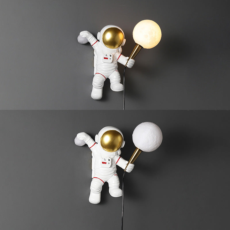 Minimalismo moderno Disparo de pared doméstica con sombra blanca para la habitación de los niños del dormitorio