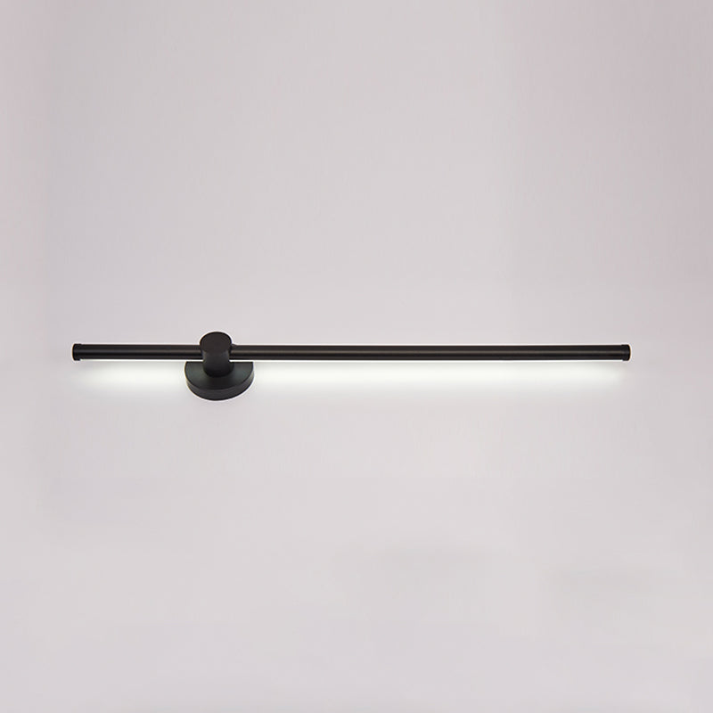 Metalen lineaire wandlicht SCONCES LED HEDENDAAGE WANDELEMUST LICHTBRIJFTE IN ZWART