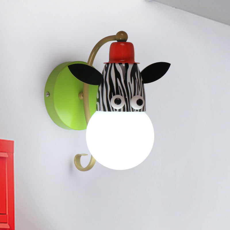 Luces creativas de luz de pared de estilo moderno Lámpara de forma de animal para la habitación del niño dormitorio