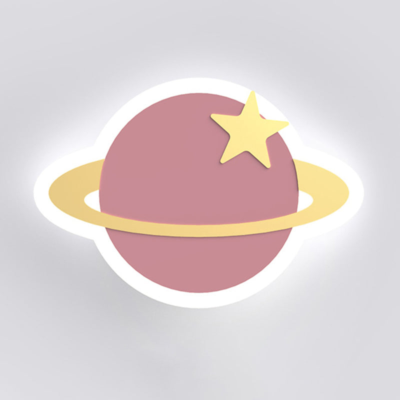 Kids Multiple Shaped Wall Mounted Light Fixture Bedroom Wall Mount Light Fixture