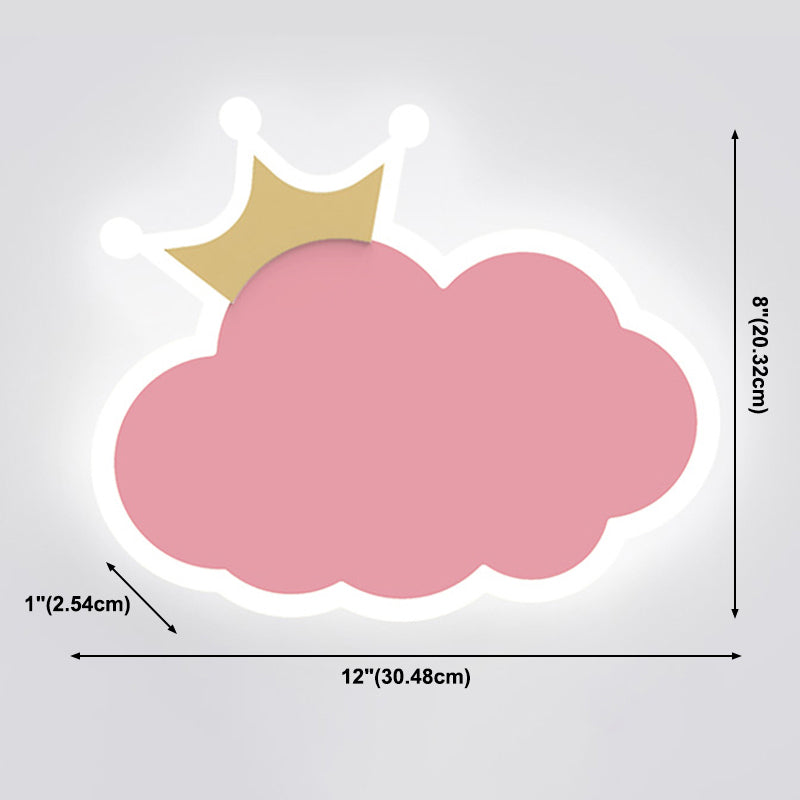 Kids Multiple Shaped Wall Mounted Light Fixture Bedroom Wall Mount Light Fixture