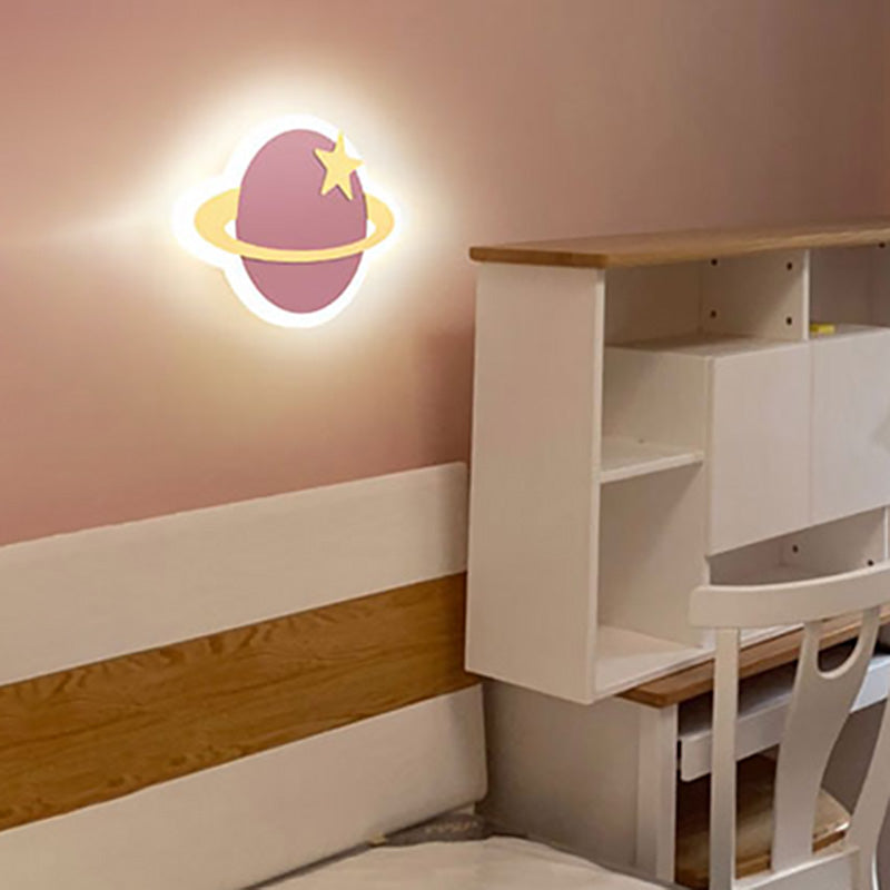 Kids Multiple Shaped Wall Mounted Light Fixture Bedroom Wall Mount Light Fixture