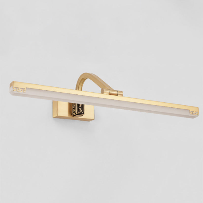 Contemporary Minimalist Vanity Light Fixtures with Glass Shade for Bathroom Washing Room