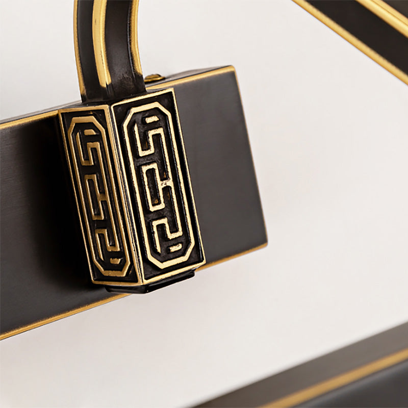 Contemporary Minimalist Vanity Light Fixtures with Glass Shade for Bathroom Washing Room