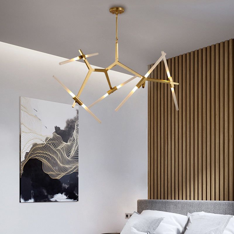 Plafond de lampe à LED multi-lumière contemporaine Light Hanging Light Geométrique moderne Light