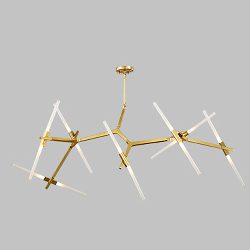 Plafond de lampe à LED multi-lumière contemporaine Light Hanging Light Geométrique moderne Light