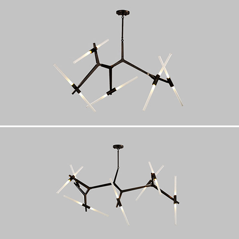 Plafond de lampe à LED multi-lumière contemporaine Light Hanging Light Geométrique moderne Light