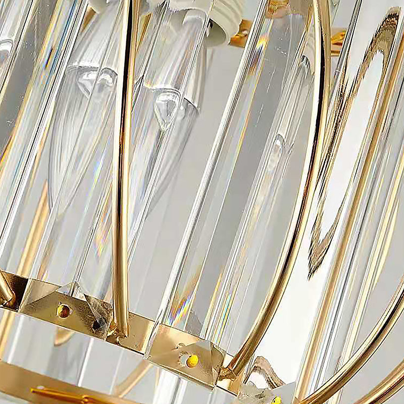 Crystal Globe plafondmontage lichtarmatuur Eenvoudige stijl plafondverlichting voor gangpad