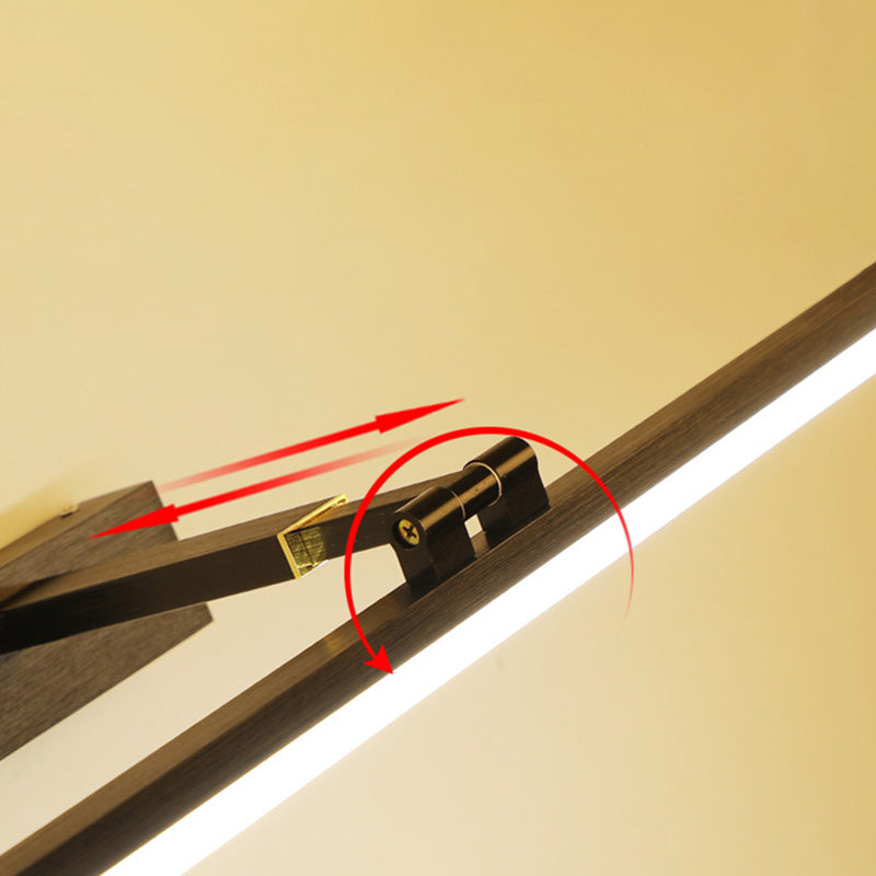 Modernist Single-Bulb Copper Mirror Front Light LED Metallic Wall Mounted Light for Bathroom