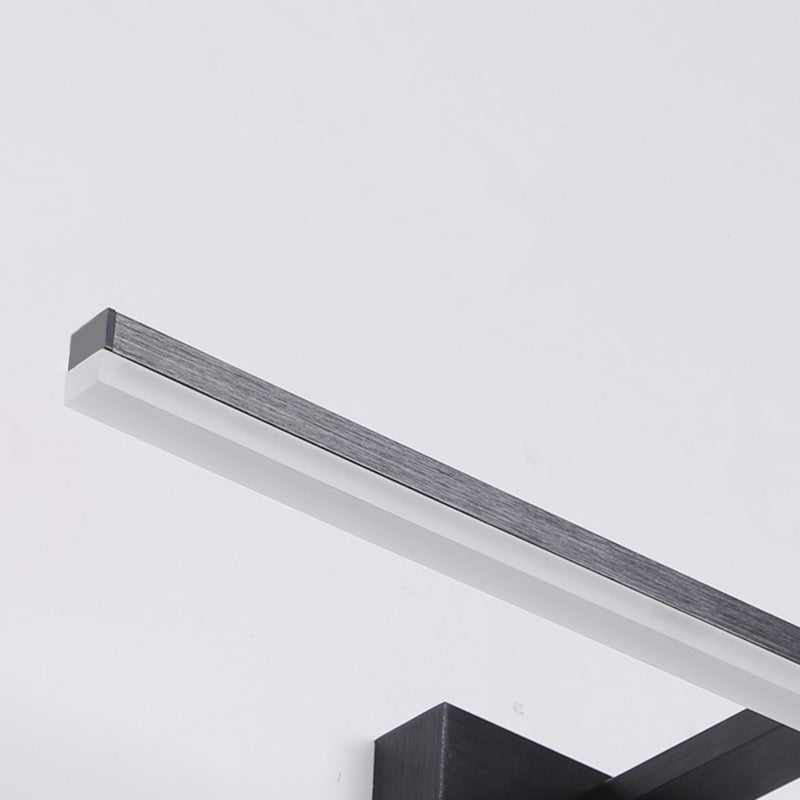 Modernist Single-Bulb Copper Mirror Front Light LED Metallic Wall Mounted Light for Bathroom