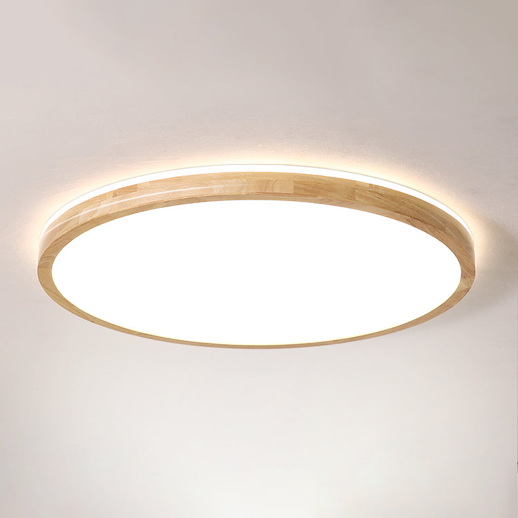 Luminaires encastrés ronds Lampe encastrée moderne à 1 lumière beige avec abat-jour en acrylique