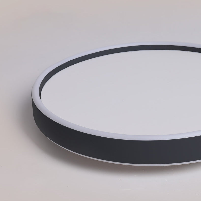 Metal Circular Flush mount Ceiling Lamp Minimalism Style LED Flush Mount Lighting for Bedroom