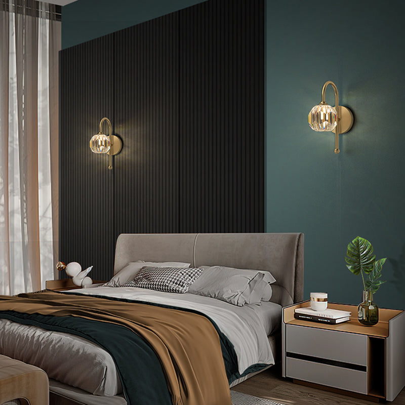 8.5"/7"/6" Wild Crystal Sconce Light Postmodern Wall Mounted Light Fixture