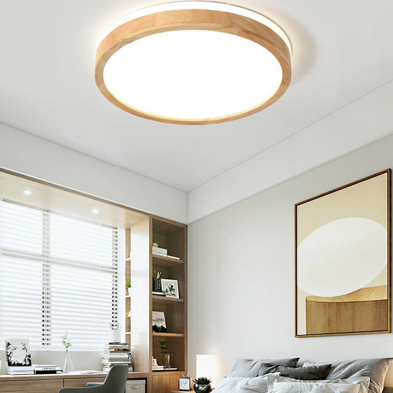 Luz de techo de montaje moderno de la luz de techo 1-Luz de montaje a ras de luz de techo con sombra acrílica
