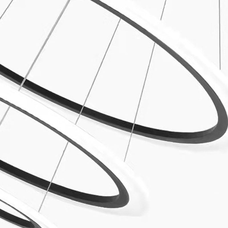 Multi-Tier Chandelier Light Fixture Modern Simplicity Acrylic Pendant Lighting for Restaurant