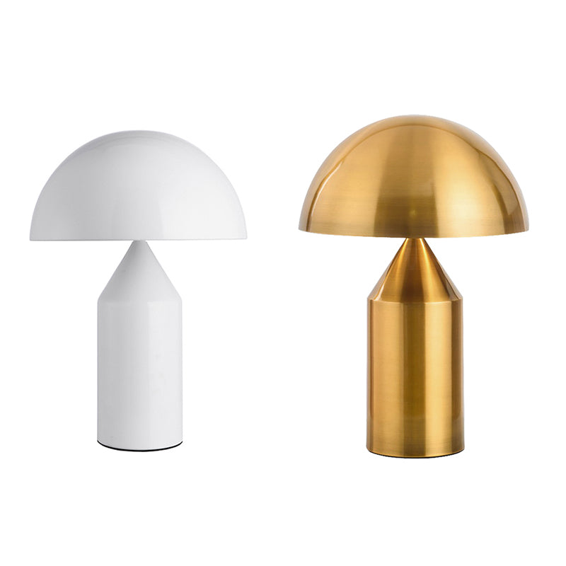 Metal Dome Shaped Nights and Lamp Contemporary Style Table Light for Bedroom