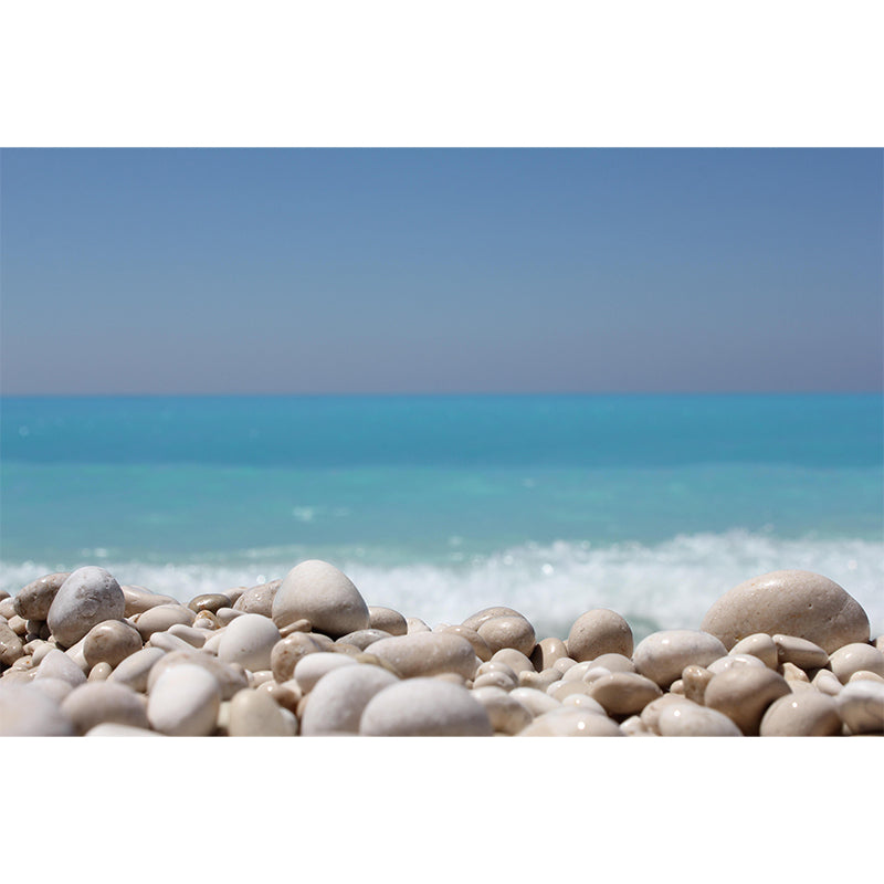 Contemporary Seascape Mural Wall Decor Environment Friendly for Bathroom