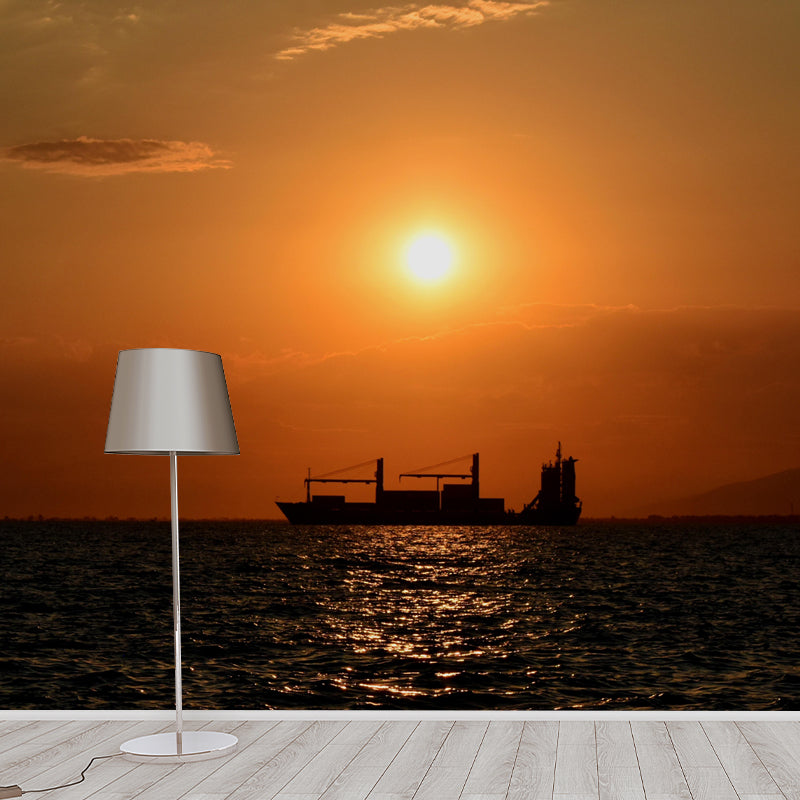 Contemporary Beautiful Seascape Mural Wall Decor Environment Friendly for Living Room