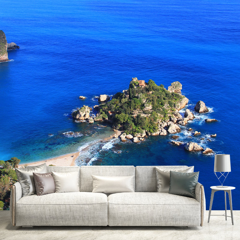 Contemporary Beautiful Seascape Mural Wall Decor Environment Friendly for Living Room