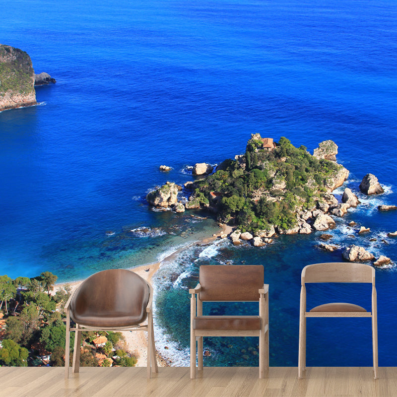 Contemporary Beautiful Seascape Mural Wall Decor Environment Friendly for Living Room